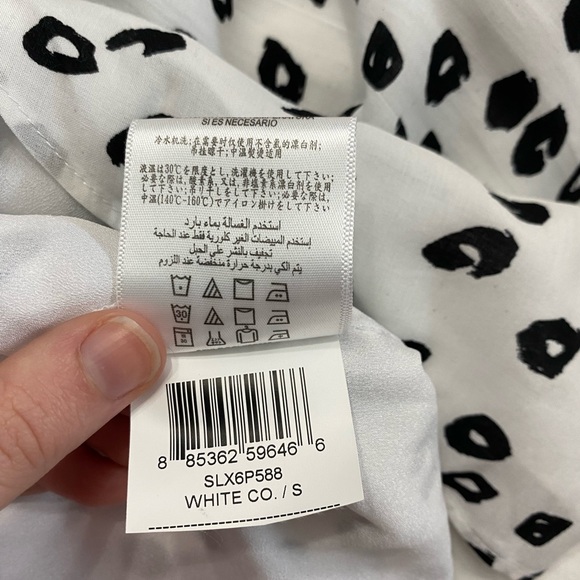 NWT BCBGeneration White and Black Leopard Print Mini Dress - Picture 6 of 8